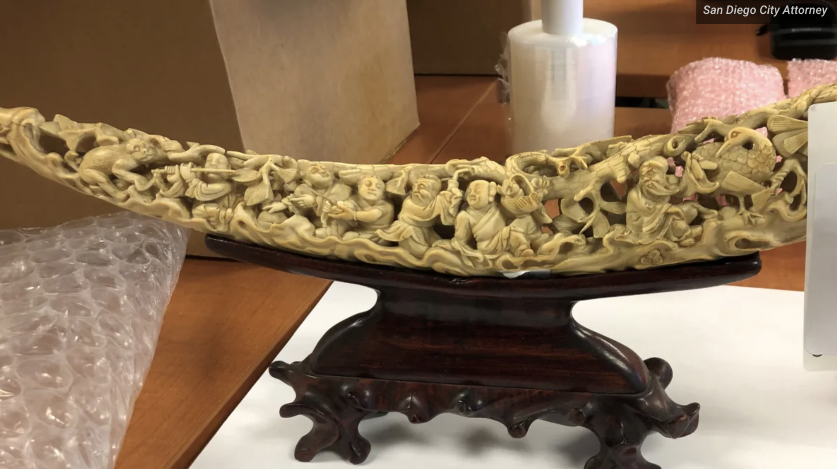 ivory carvings - San Diego City Attorney