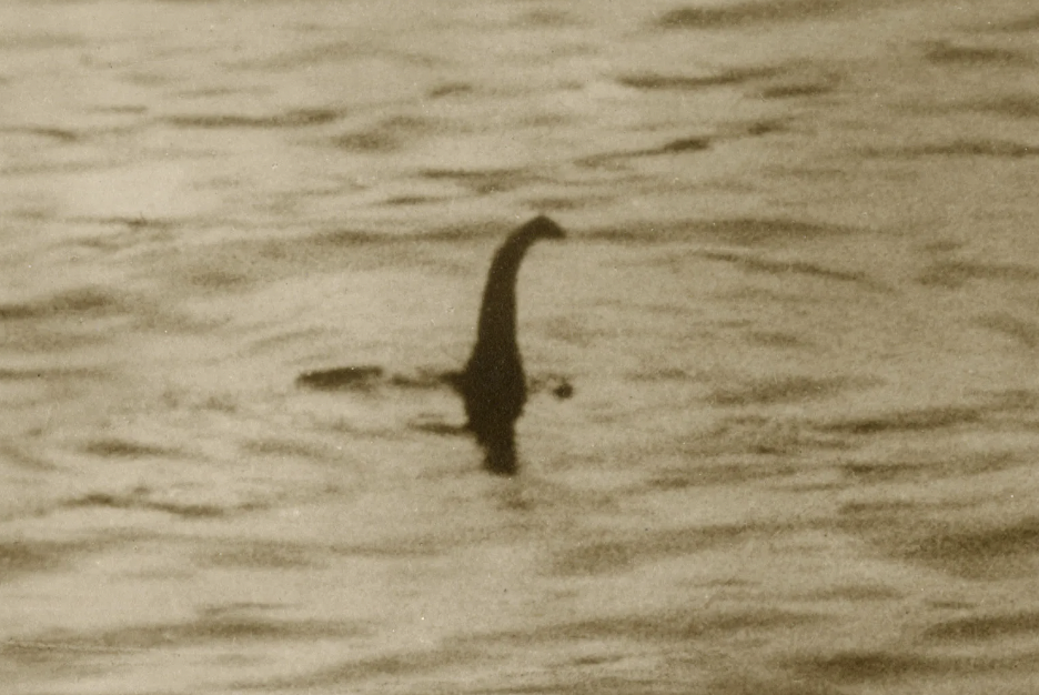 This iconic photo is the best we have of the Loch Ness Monster. 