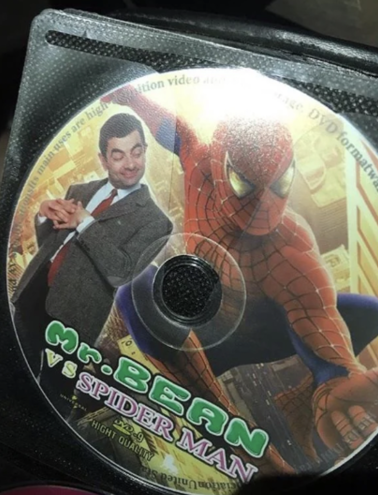 r crappyoffbrands mr bean - uses are high tion video Mr.Bean Vsspider Man Hight Quad Base Dvd formatwa 211