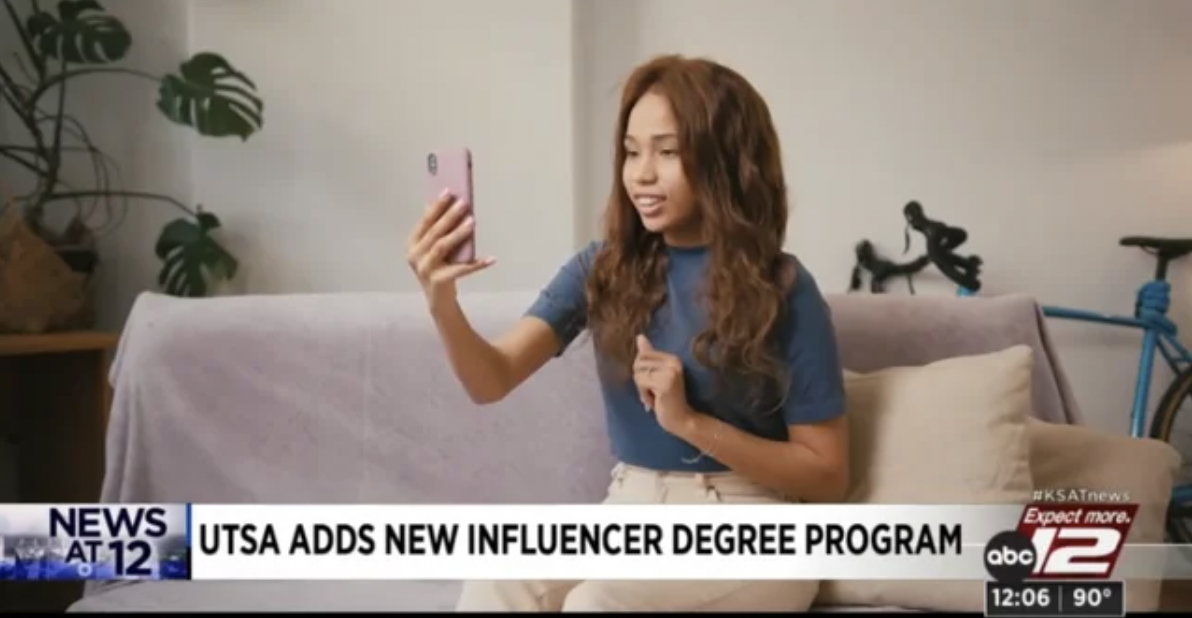 girl - News At 12 KSATnews Expect more abc Utsa Adds New Influencer Degree Program 2 90