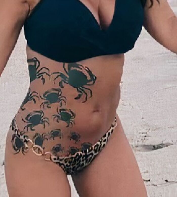 extremely bad tattoos - lauren boebert swimsuit