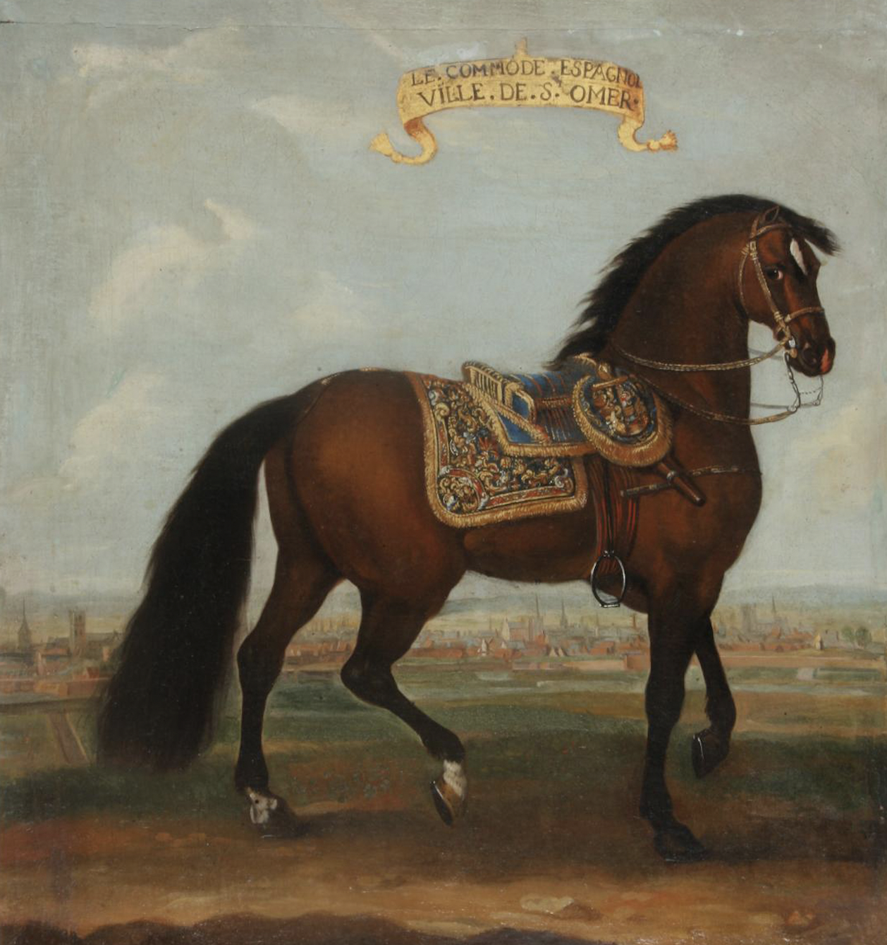 A horse of Versailles. 