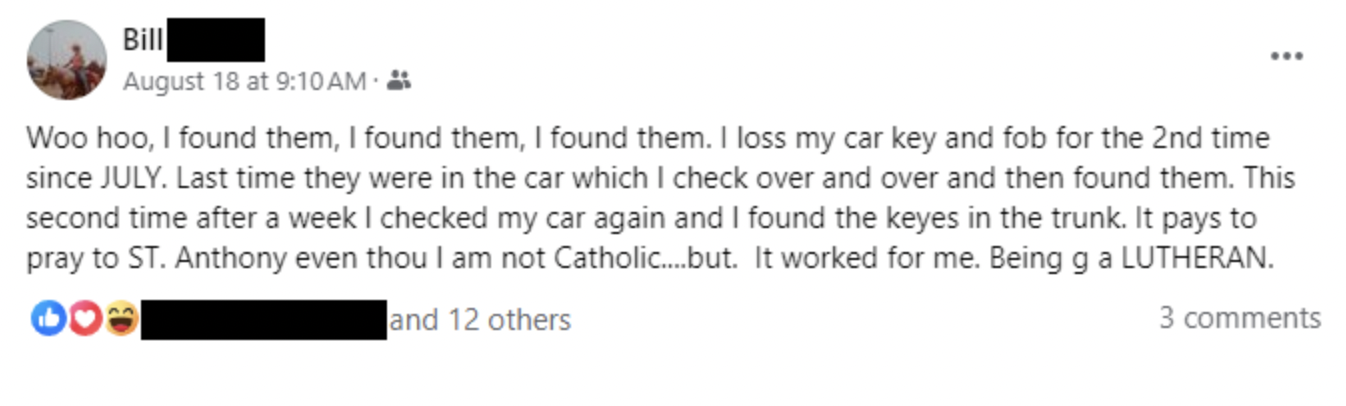 american football - Bill August 18 at Am Woo hoo, I found them, I found them, I found them. I loss my car key and fob for the 2nd time since July. Last time they were in the car which I check over and over and then found them. This second time after a wee