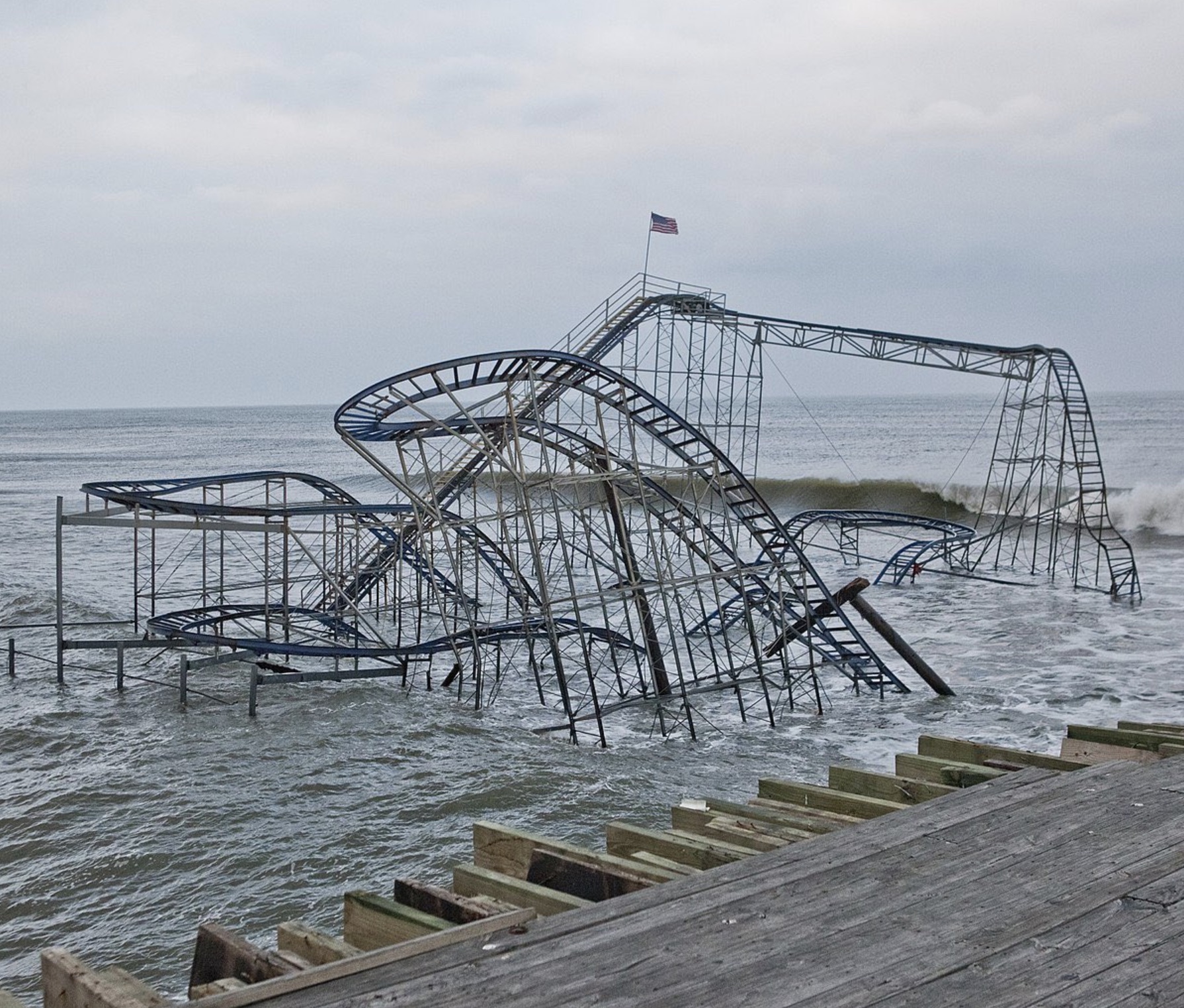 jersey shore under water