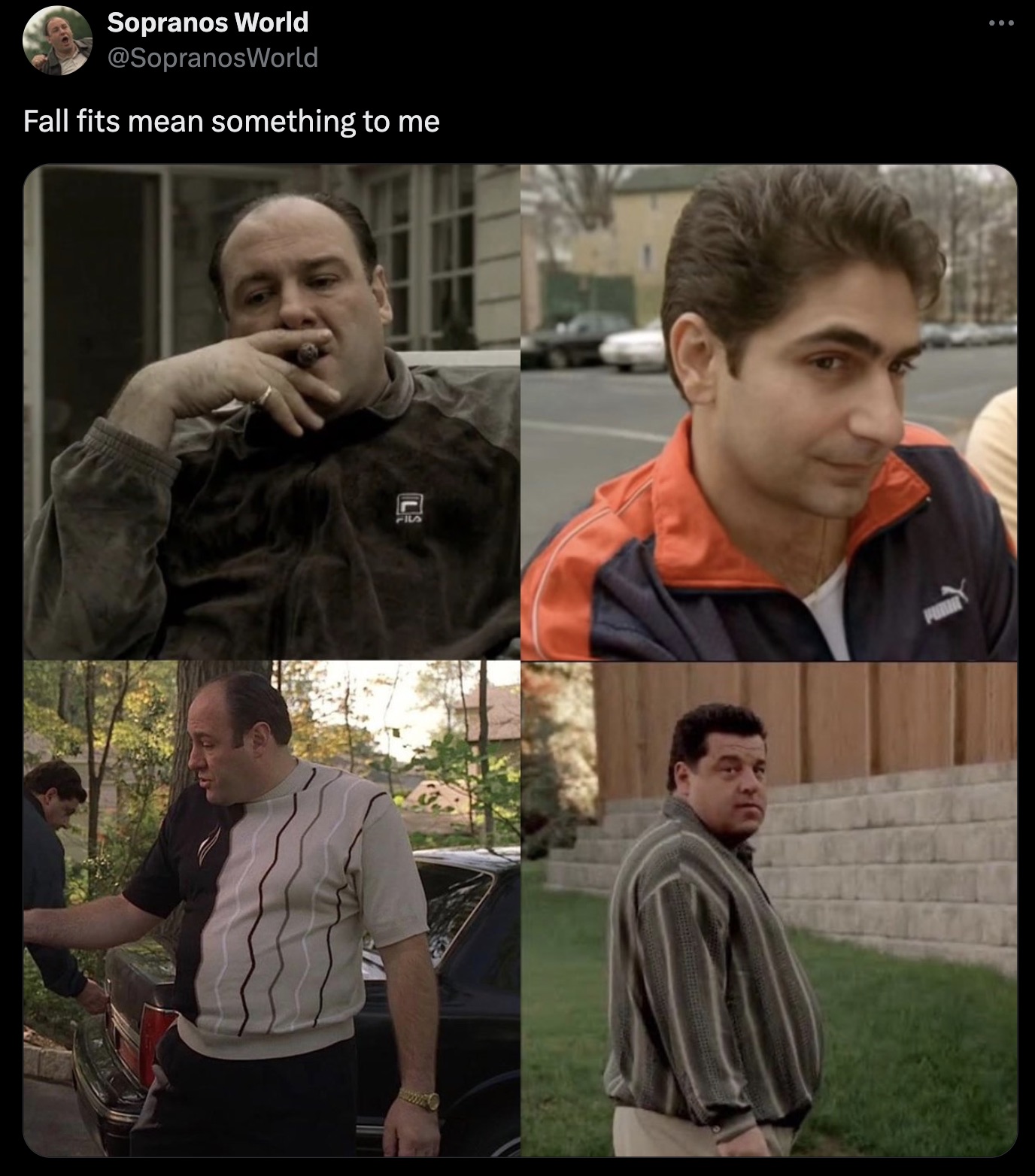 collage - Sopranos World Fall fits mean something to me S ...