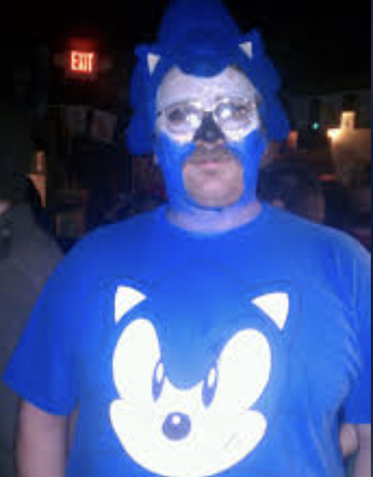 sonic cosplay fail - Exit