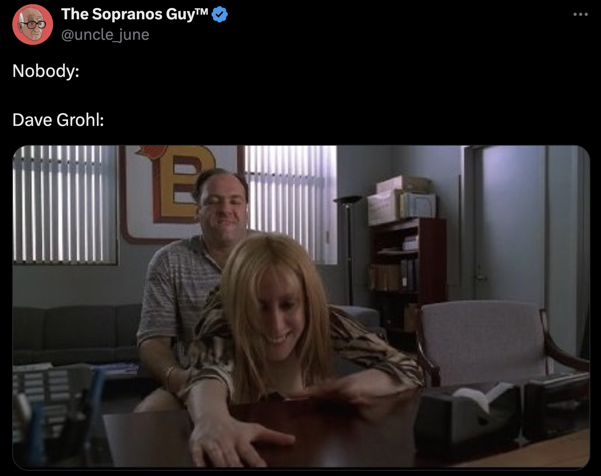 sopranos sex connie - The Sopranos Guy Nobody Dave Grohl ...