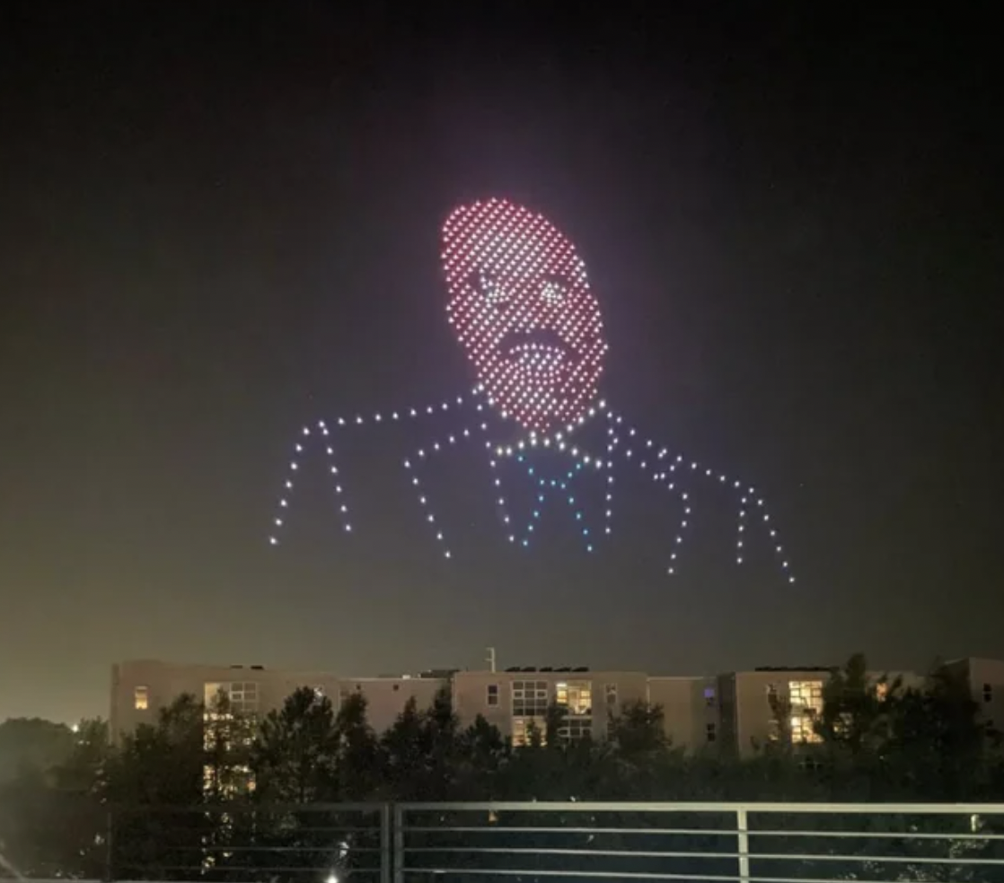 steve harvey drone atlanta