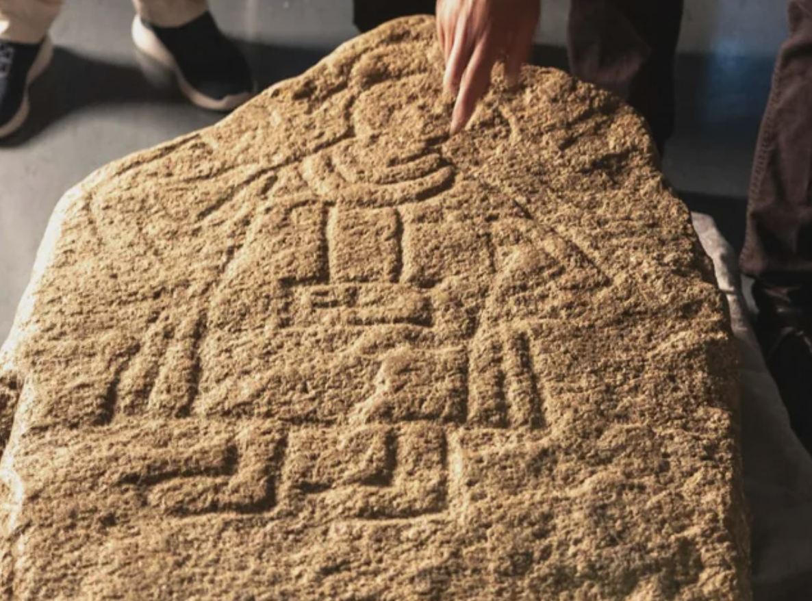 sensational find 900 year old picture stone