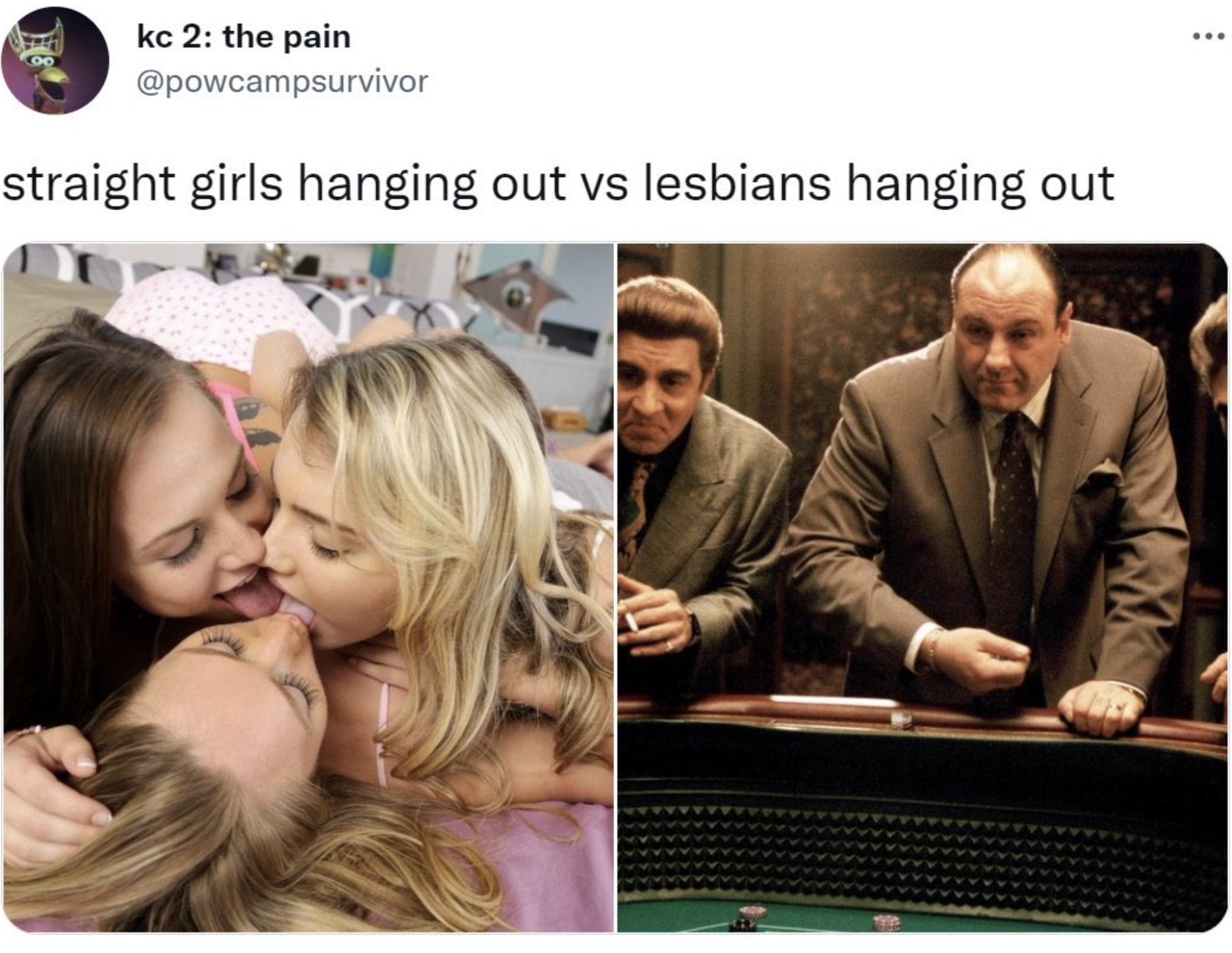 lesbians hanging out - kc 2 the pain straight girls hanging out vs lesbians hanging out ...