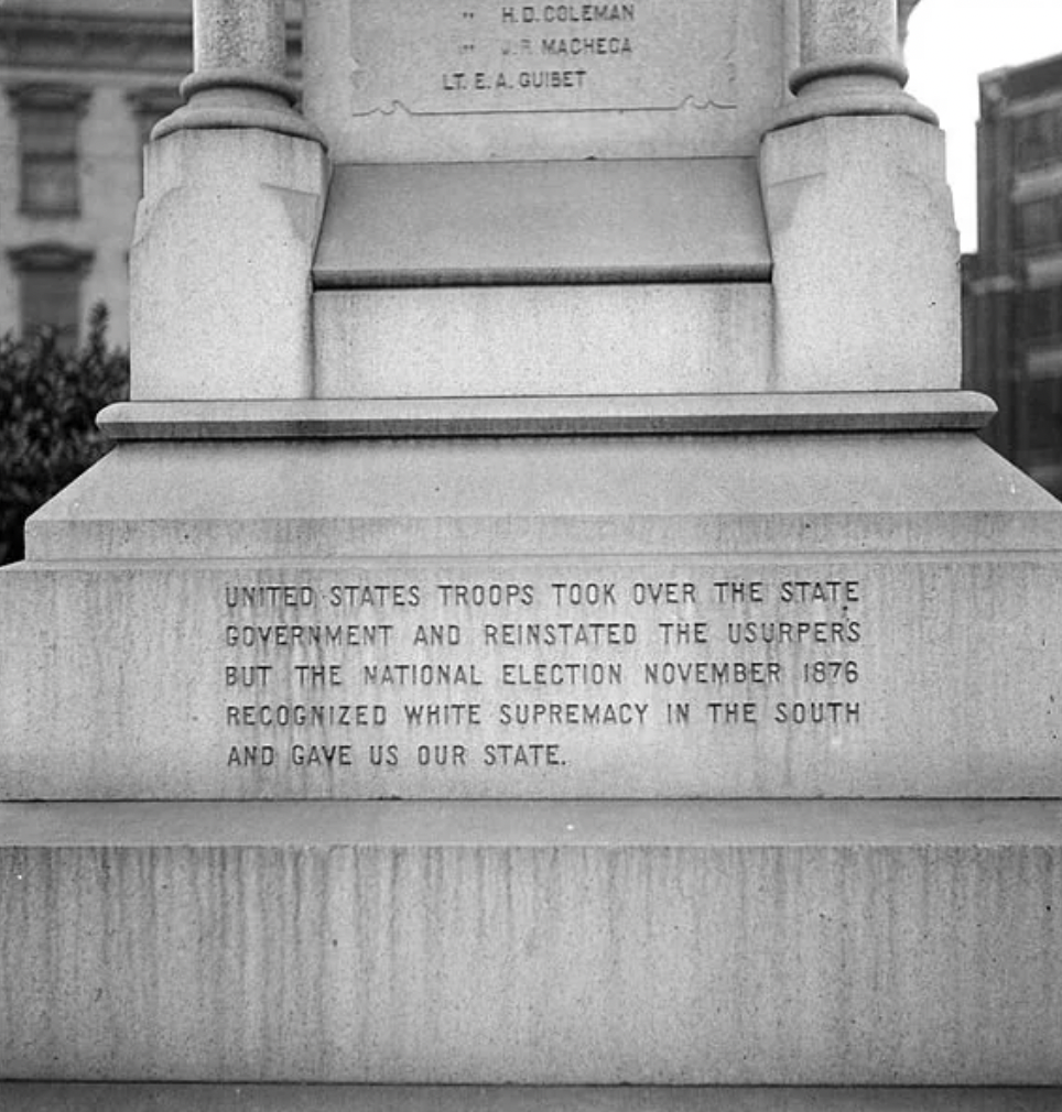 battle of liberty place - H.D.Coleman Macheca Lt. E. A. Guiset United States Troops Took Over The State Government And Reinstated The Usurpers But The National Election Recognized White Supremacy In The South And Gave Us Our State.