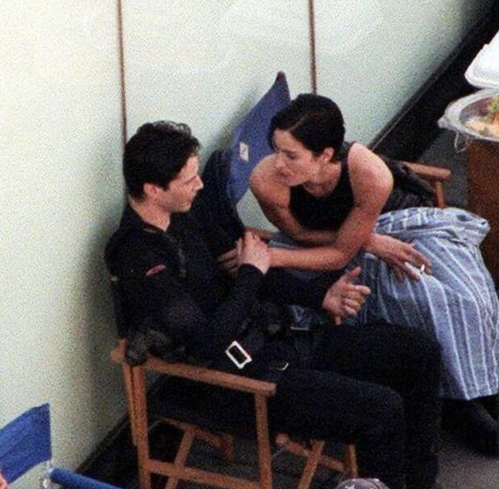 keanu reeves carrie anne moss behind the scenes - D