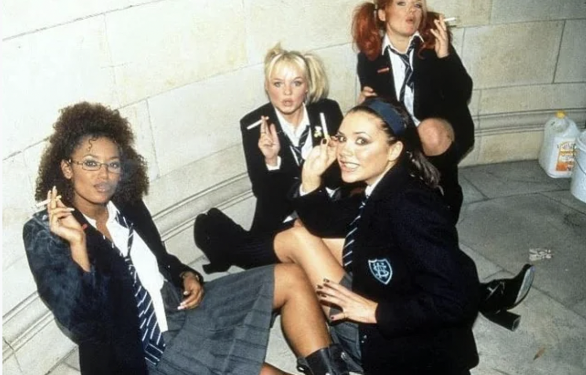 spice girls smoking