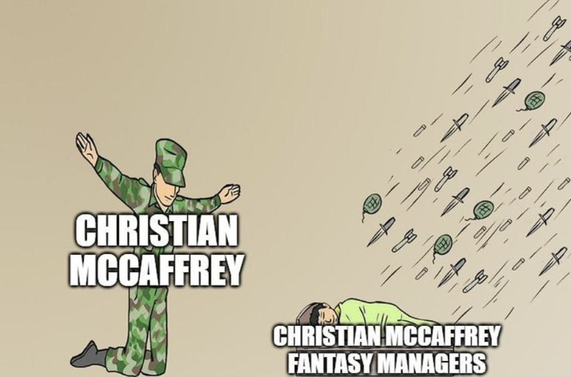 grenade and knife summoning wizard - Christian Mccaffrey Christian Mccaffrey Fantasy Managers