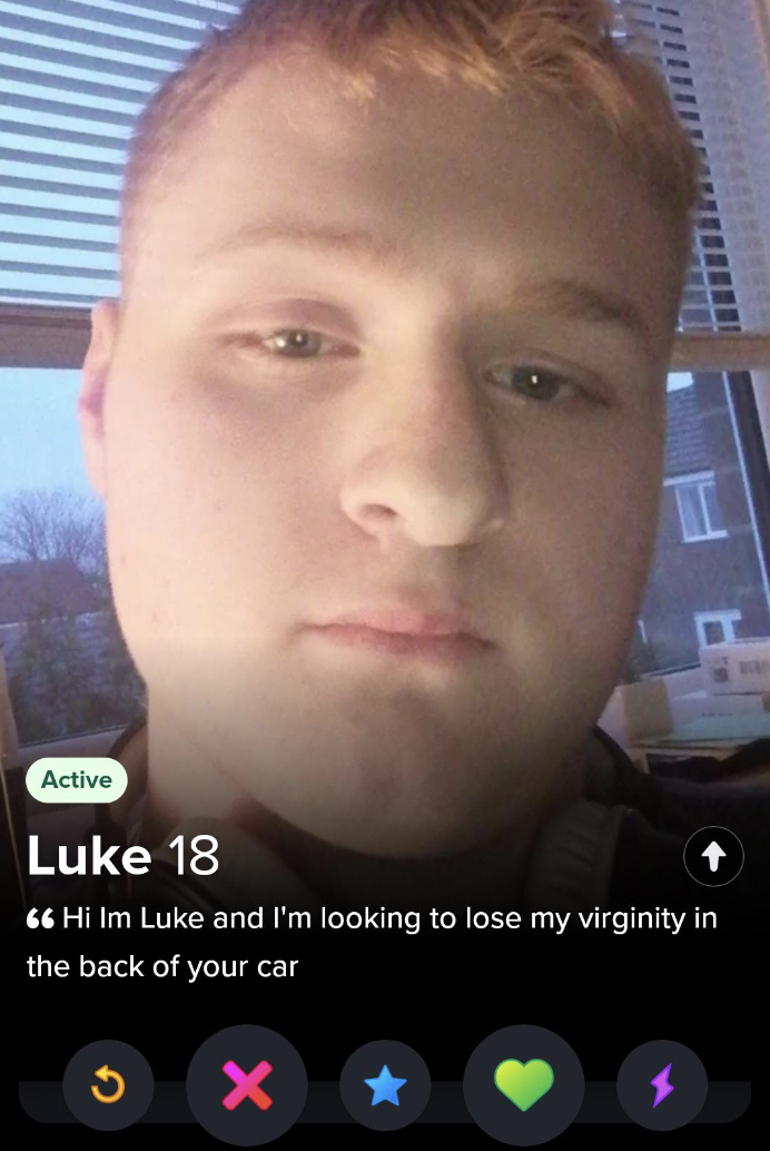 Active Luke 18 66 Hi Im Luke and I'm looking to lose my virginity in the back of your car