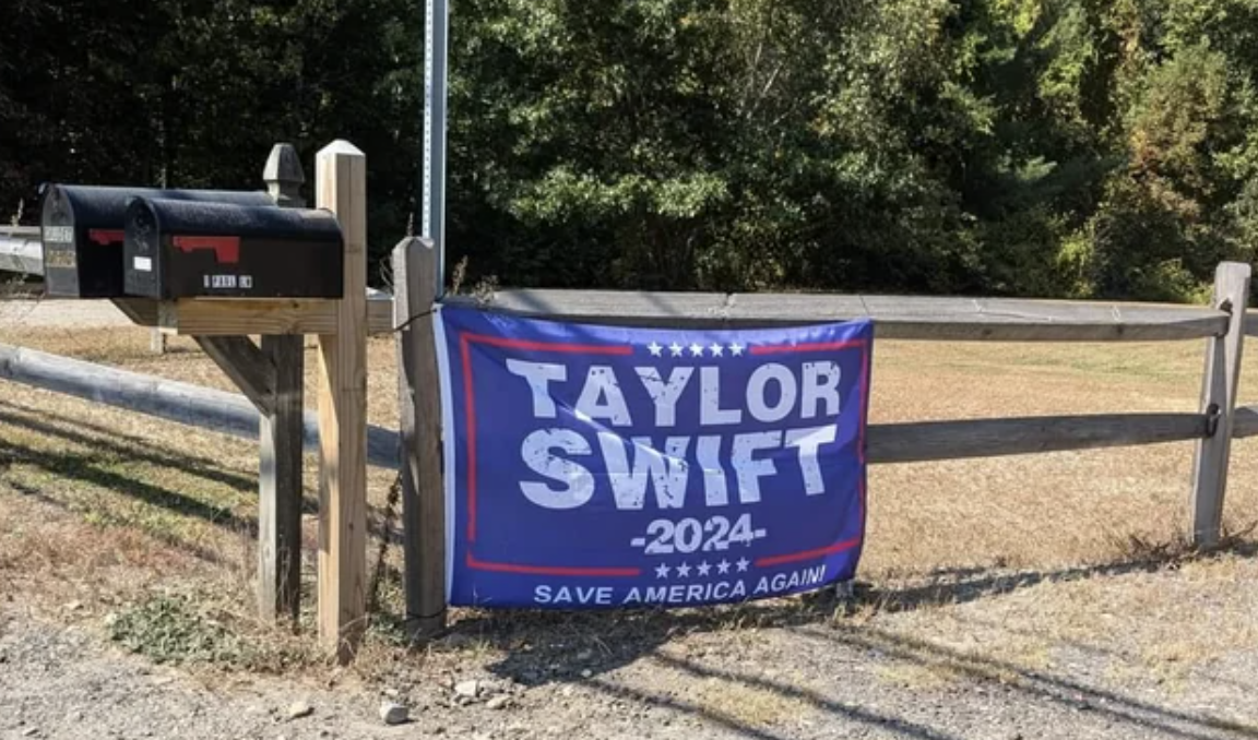 street sign - Taylor Swift 2024 Save America Again!