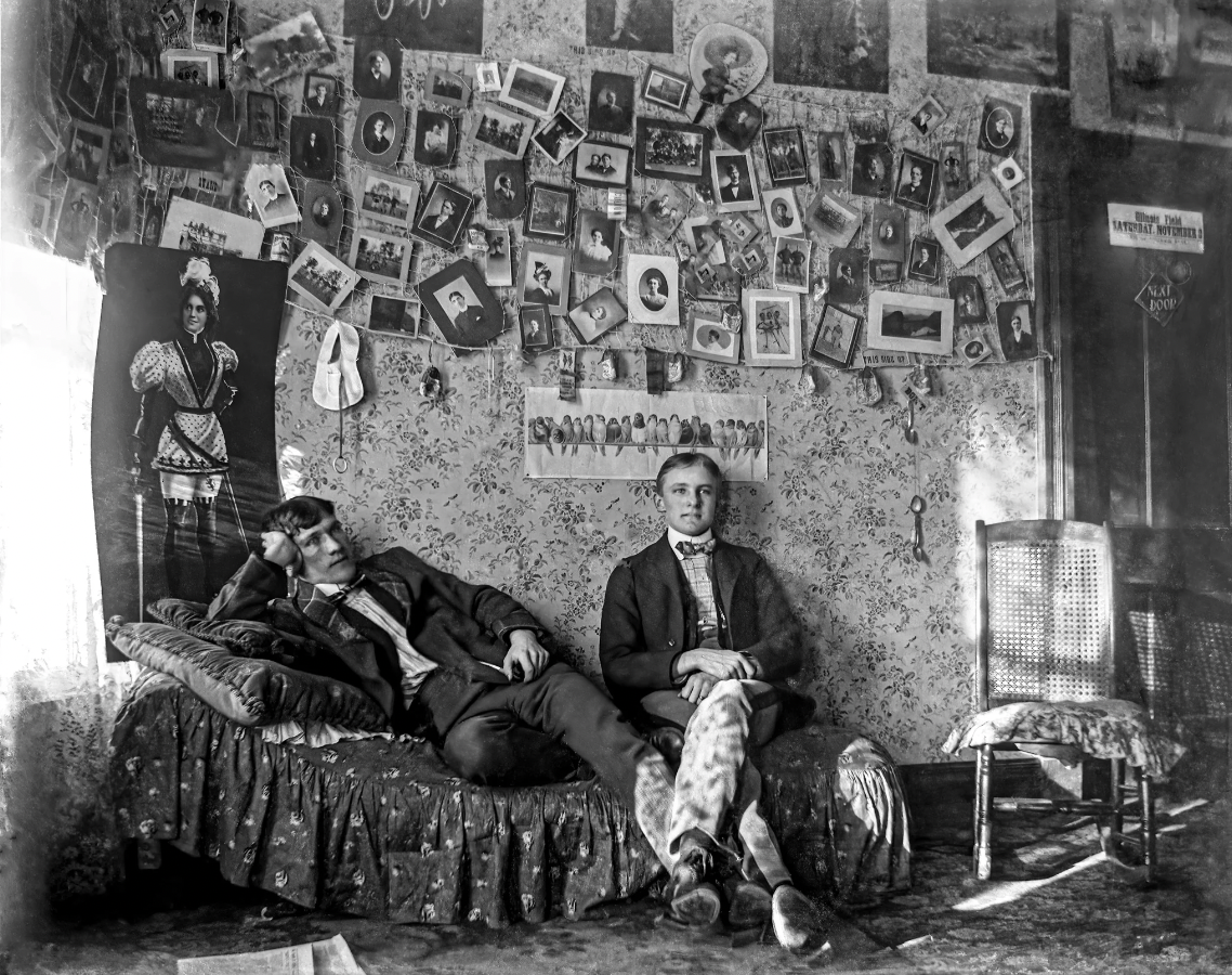 college dorm room 1910s