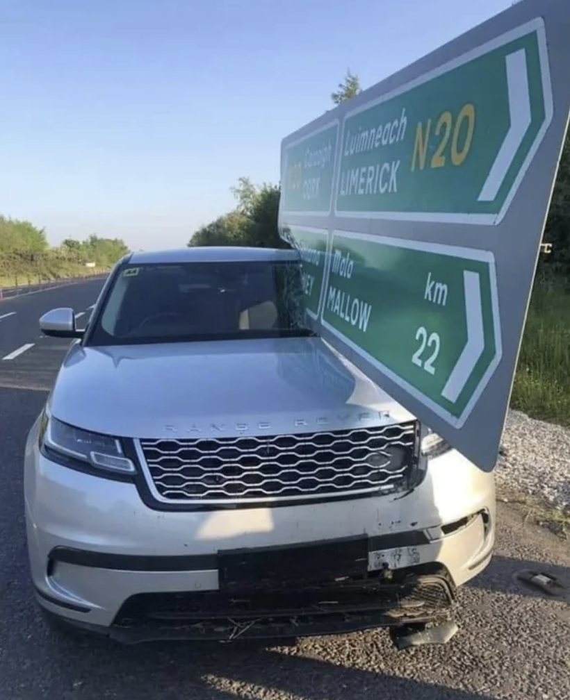 range rover crashed in limerick - Limerick N20 km Mallow 22