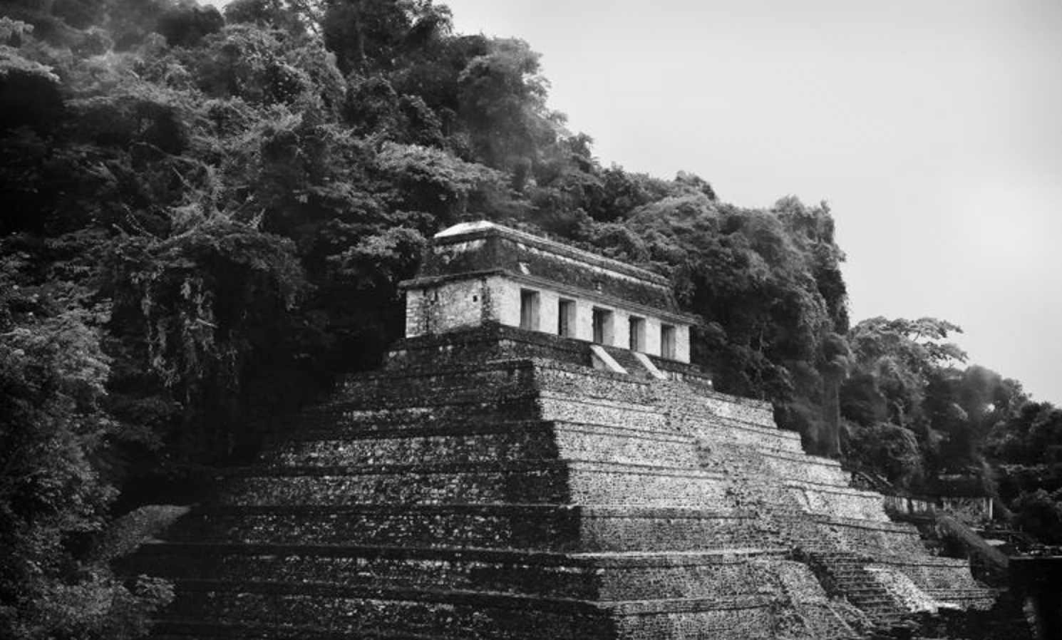 William M. Frej took some of the first photos of the Mayan pyramids and other pre-columbian ruins in the 1870s and 80s. 