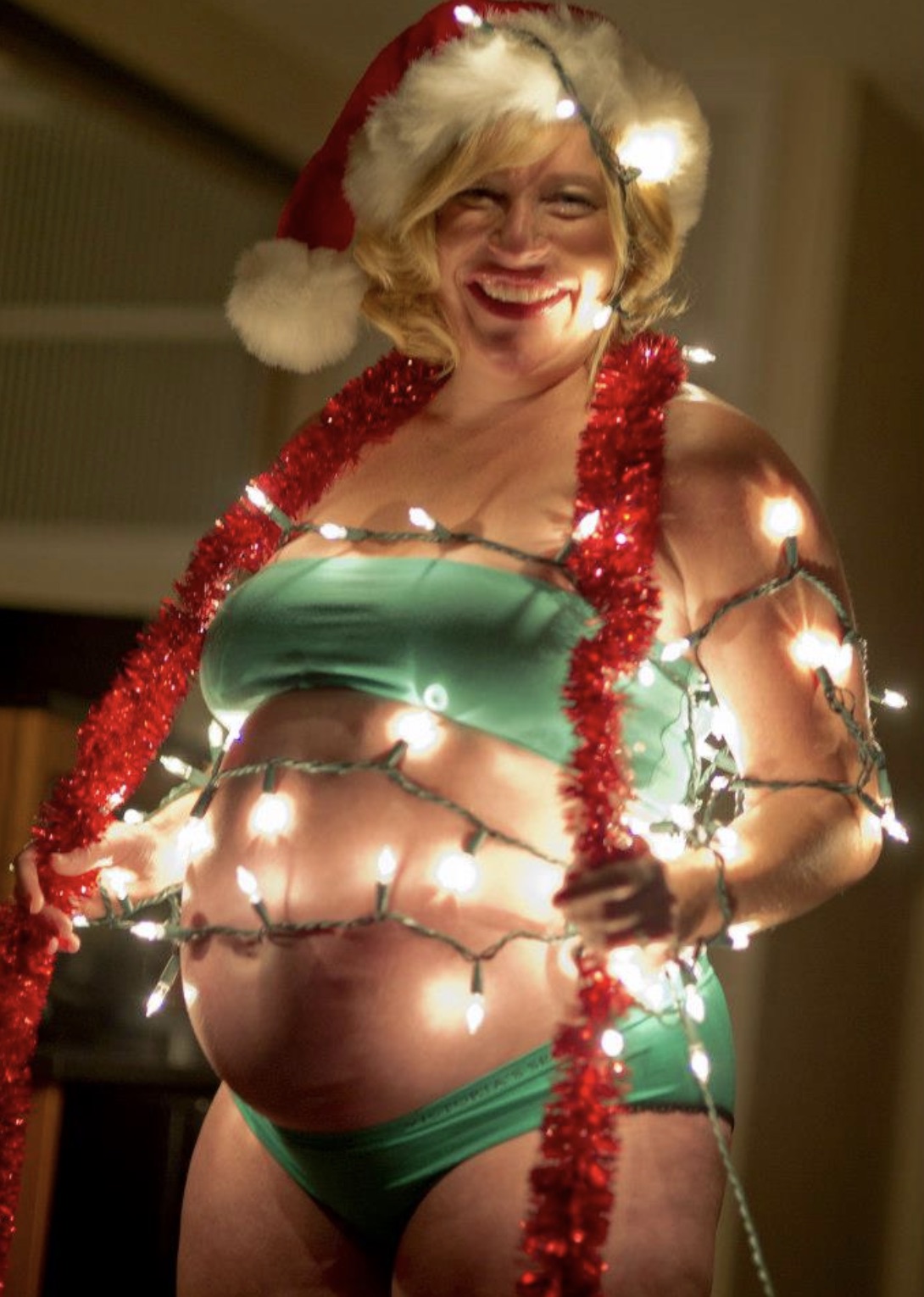 bad pregnancy christmas card