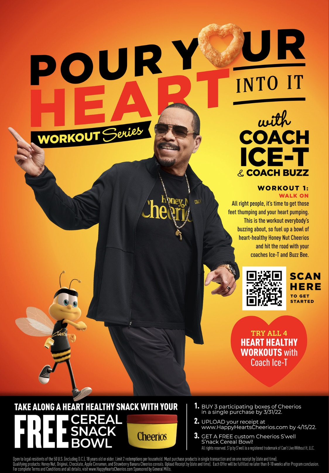 ice t honey nut cheerios - Poury Ur Heart Into It Workout Series Cherry with Coach IceT & Coach Buzz Workout 1 Walk On All right people's time to get those is the workout everybody's buzzing about, se fuel up a bet beattyy Nut Ch and hit the ad with y coa