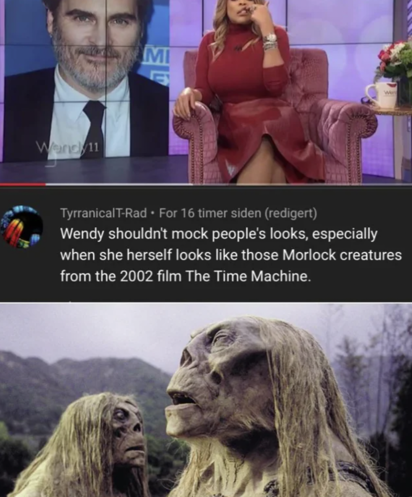 time machine 2002 - Wand11 Mi TyrranicalTRad For 16 timer siden redigert Wendy shouldn't mock people's looks, especially when she herself looks those Morlock creatures from the 2002 film The Time Machine.