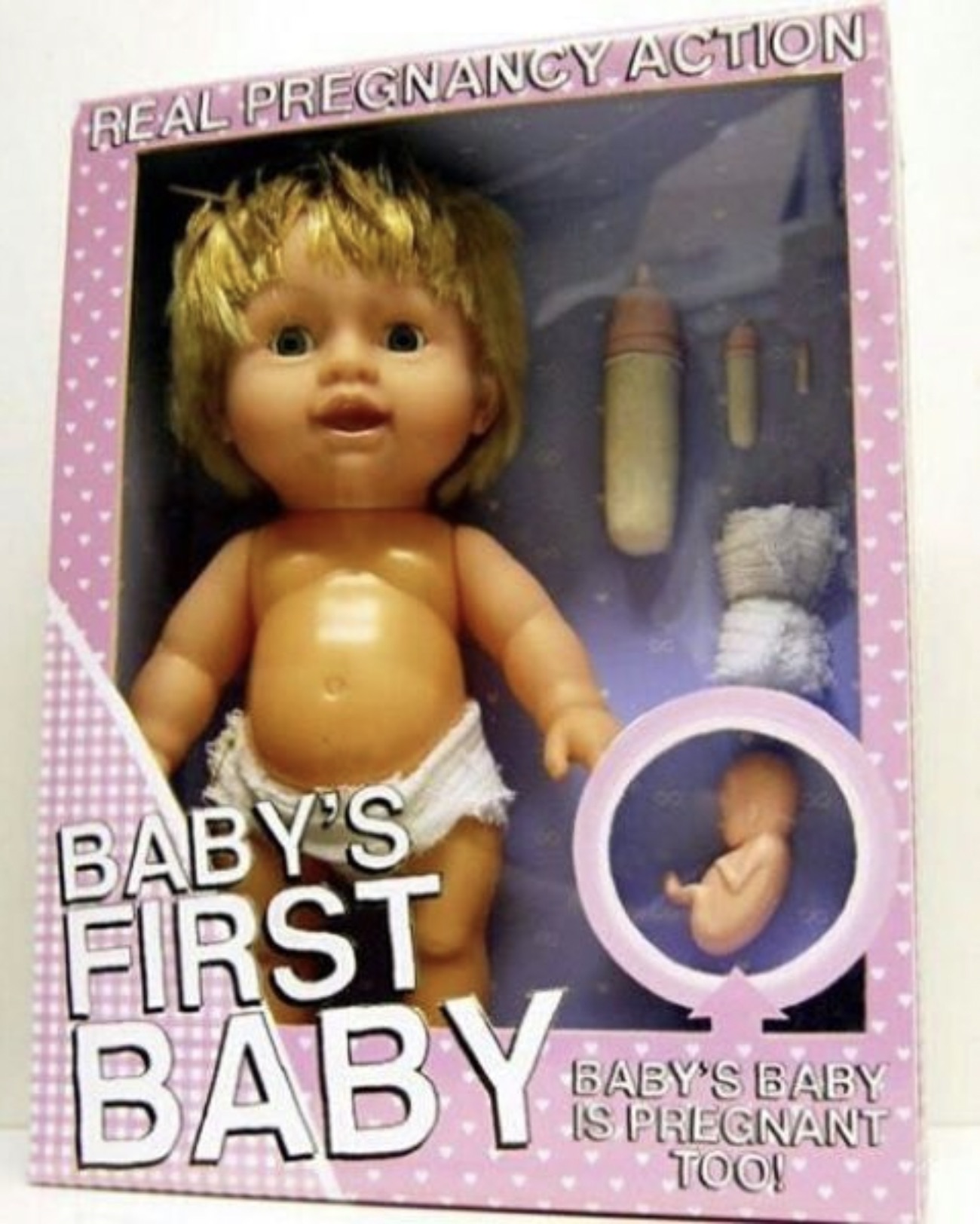 doll - Real Pregnancy Action Baby'S First Baby Baby'S Baby Is Pregnant Too!