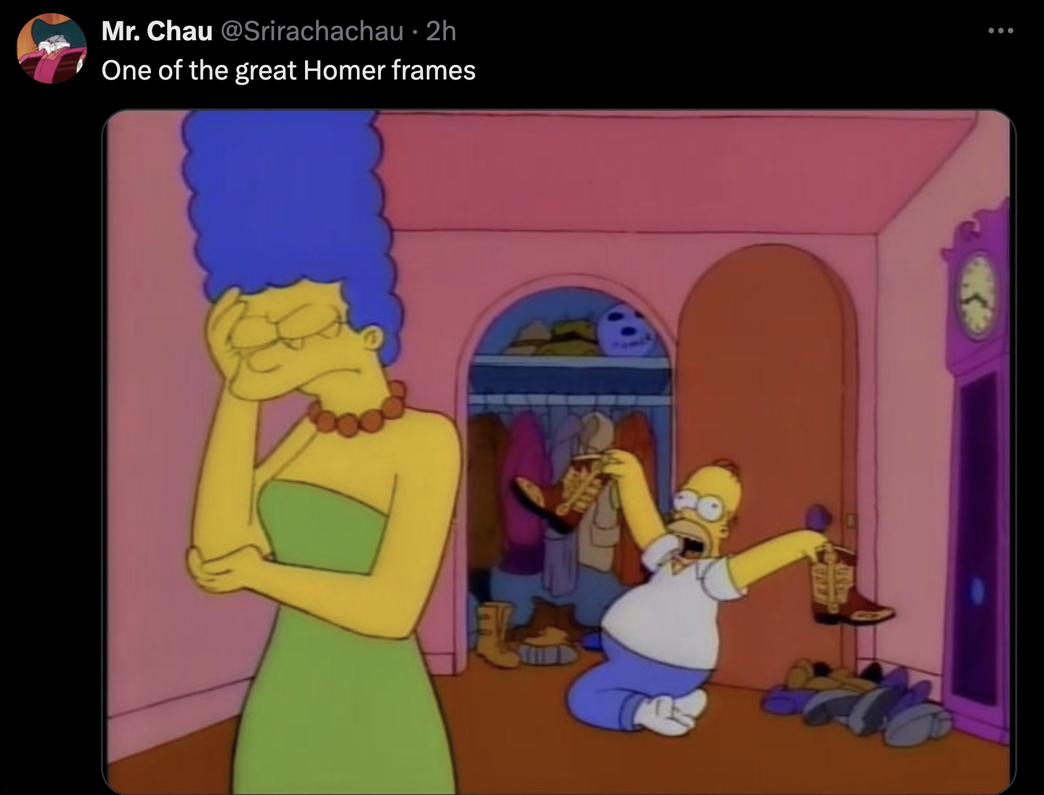 homer chili boots - Mr. Chau 2h . One of the great Homer frames