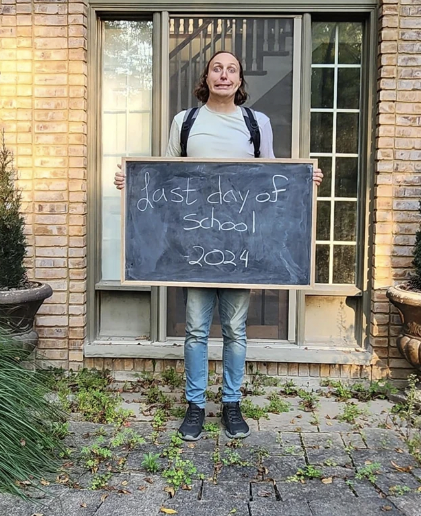 blackboard - Last day of School 2024