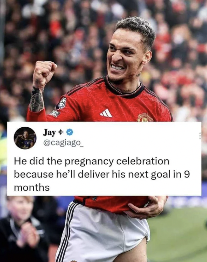 soccer player - Jay He did the pregnancy celebration because he'll deliver his next goal in 9 months