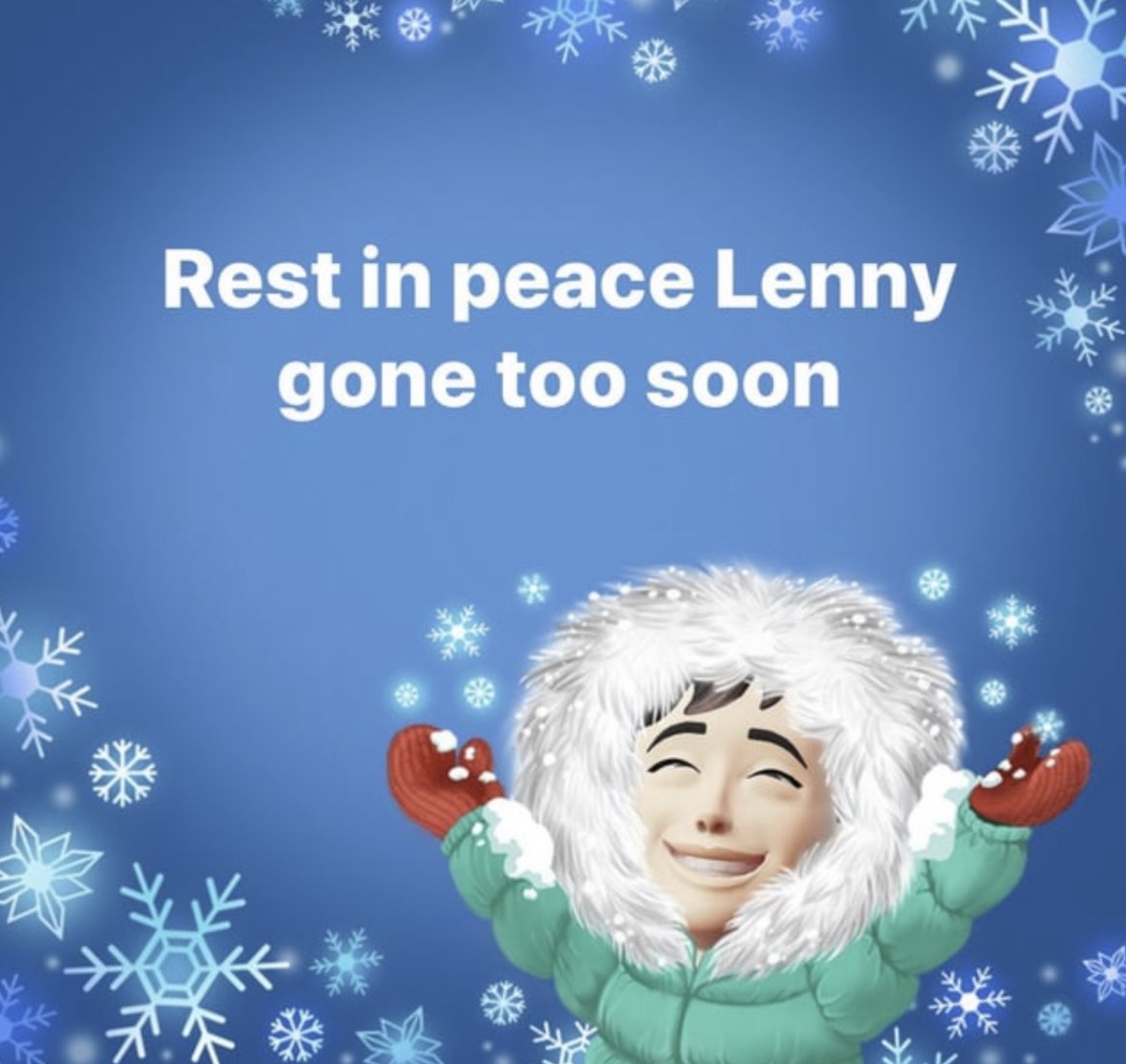 Photograph - Rest in peace Lenny gone too soon