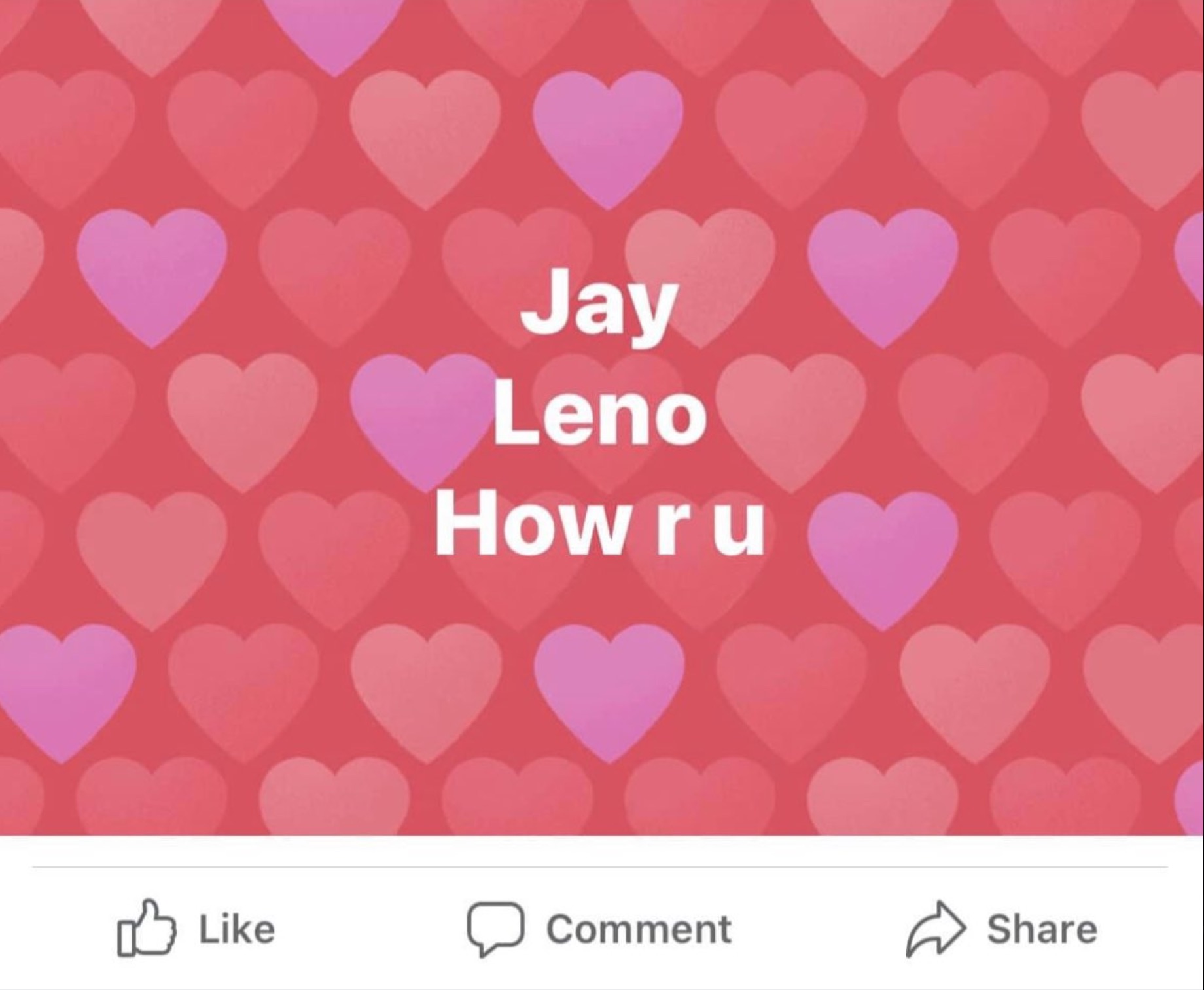 heart - Jay Leno How ru Comment