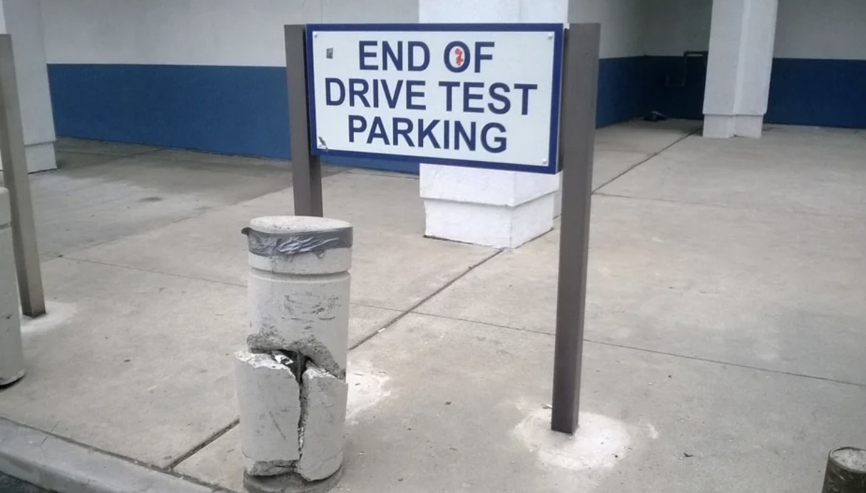 Meme - End Of Drive Test Parking