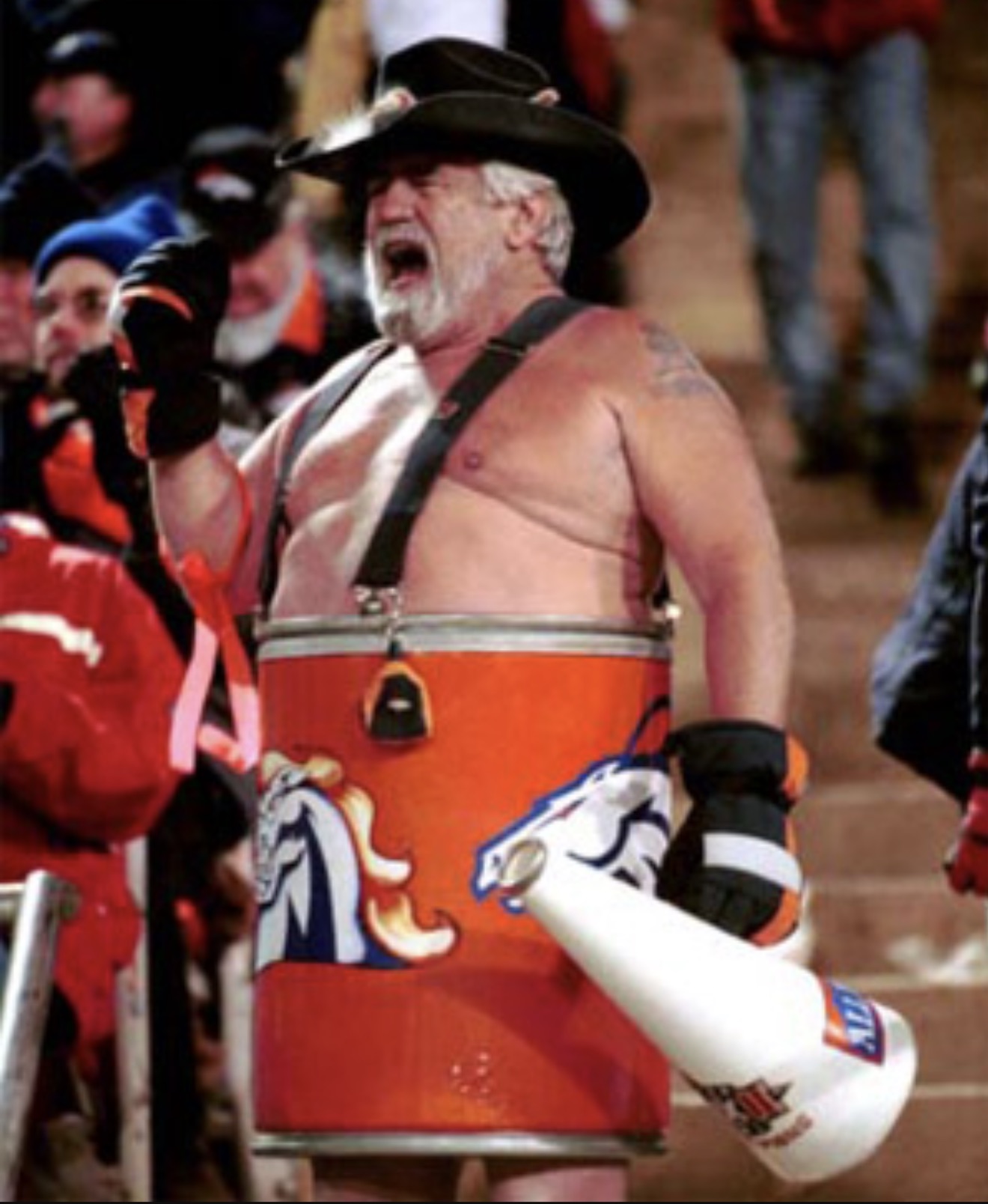 fat broncos fan -