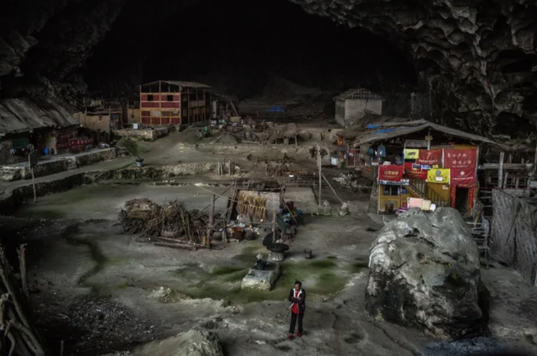 The last remaining cave village in China.