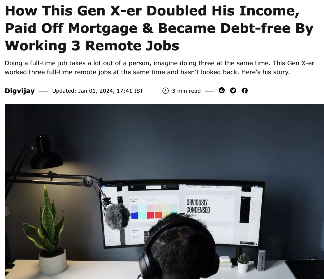 graphiste ecran - How This Gen Xer Doubled His Income, Paid Off Mortgage & Became Debtfree By Working 3 Remote Jobs Doing a fulltime job takes a lot out of a person, imagine doing three at the same time. This Gen Xer worked three fulltime remote jobs at t