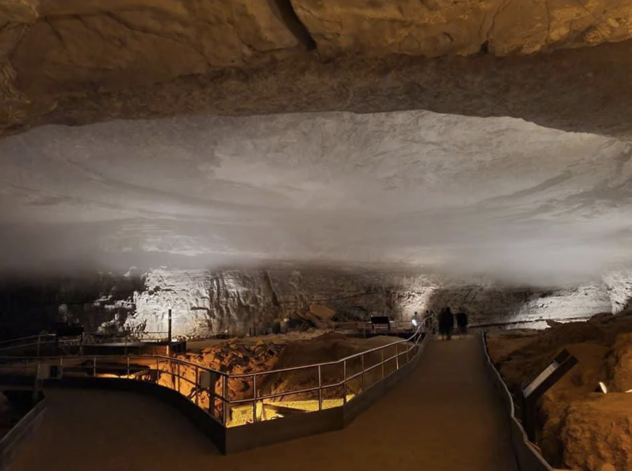 inside mammoth cave