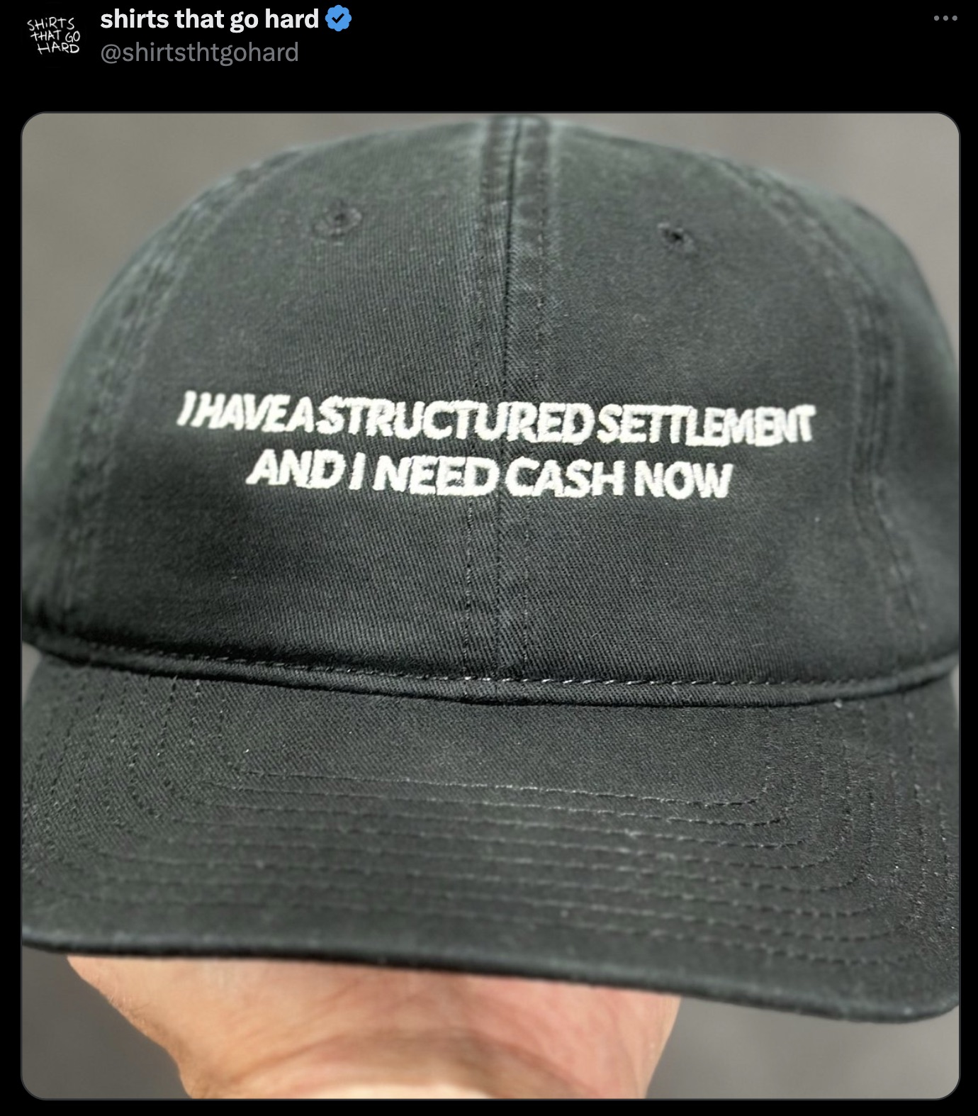 baseball cap - Shirts shirts that go hard Hard Ihaveastructured Settlement Andi Need Cash Now