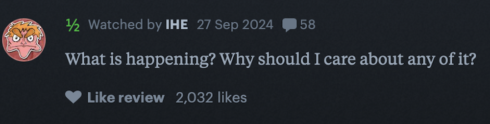 Letterboxd review