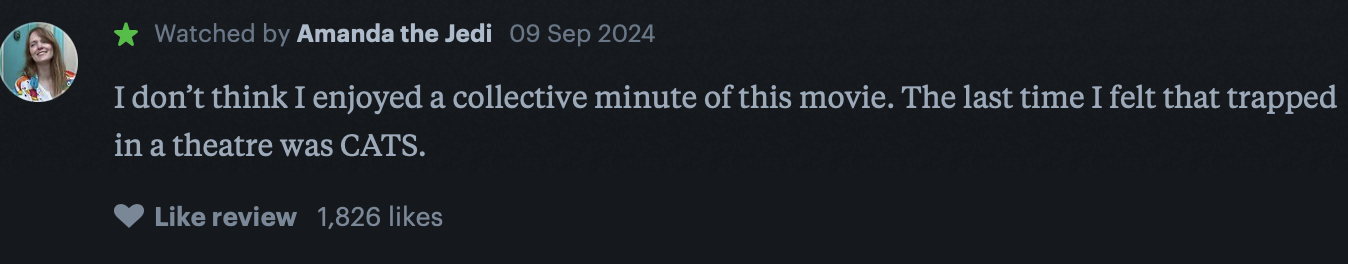 Letterboxd review