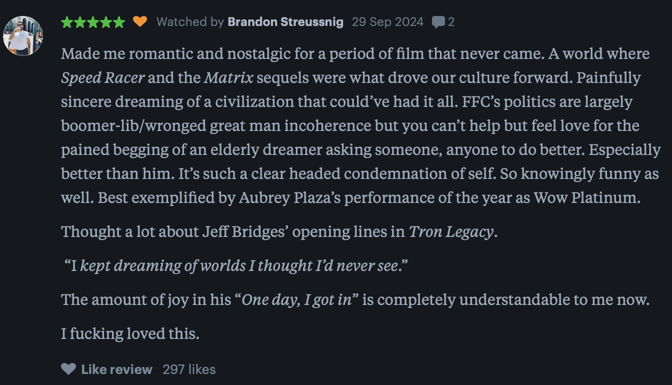 Letterboxd review