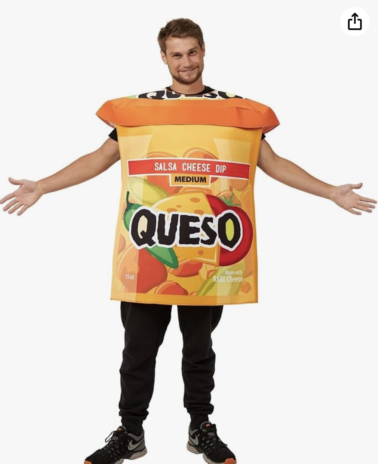 quaso man - 15 oz Salsa Cheese Dip Medium Queso Made with Real Cheese