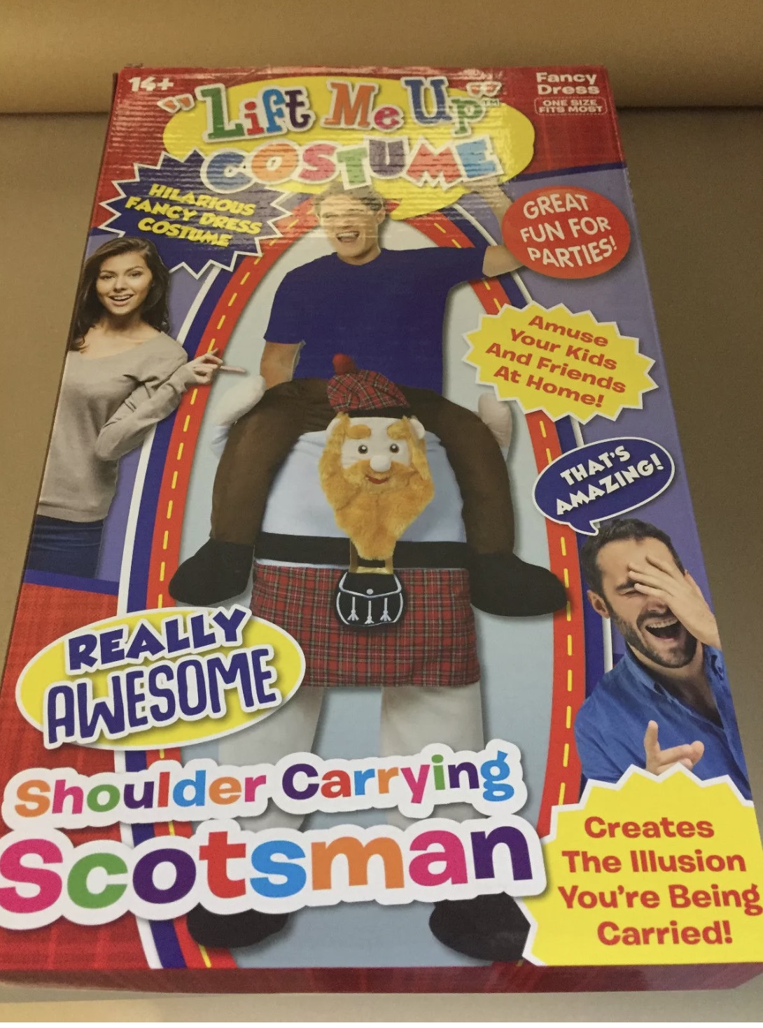 toy craft kit - Lift Me U Costume Hilarious Fancy Dress Costume Fancy Dress Great Fun For Parties Amuse Your Kids And Friends At Home! That'S Amazing! Really Awesome Shoulder Carrying Scotsman Creates The Illusion You're Being Carried!