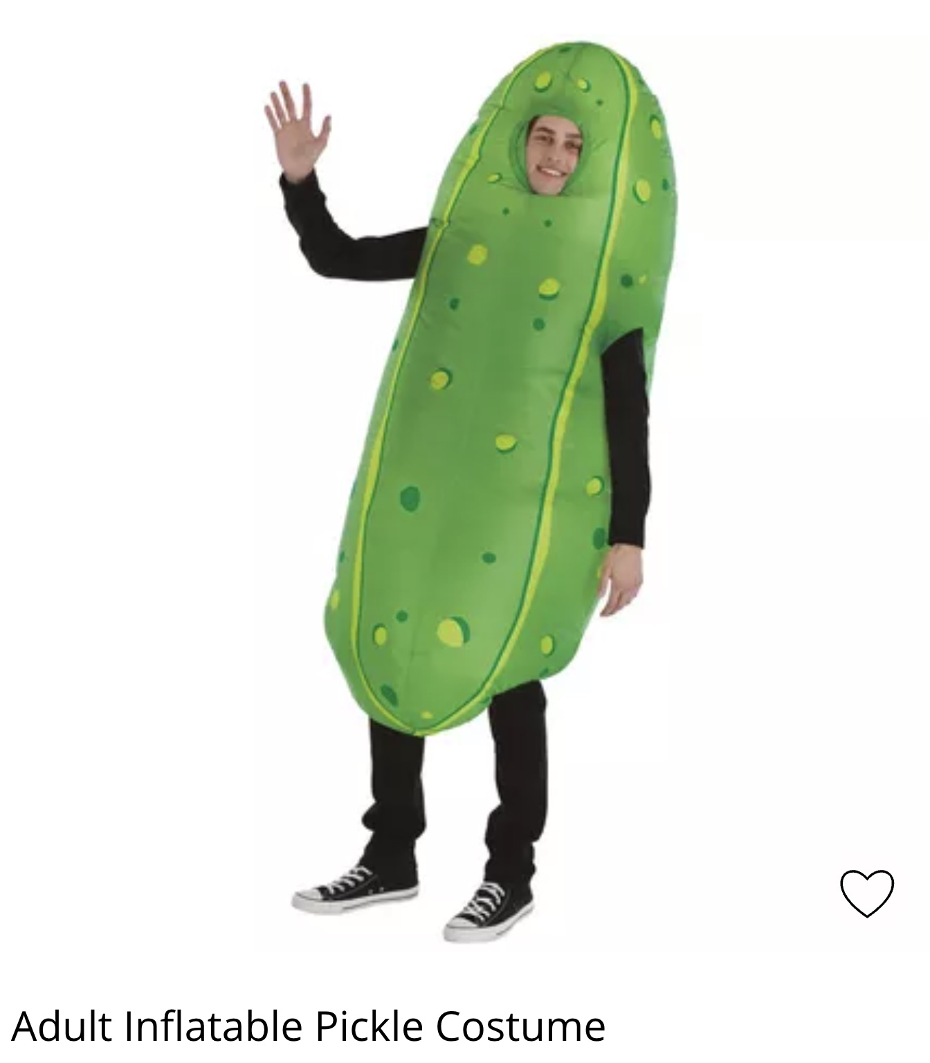 inflatable pickle costume - Adult Inflatable Pickle Costume