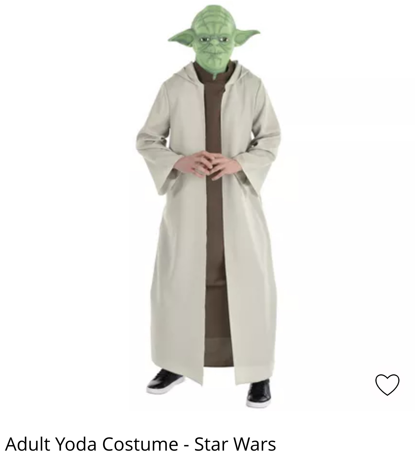 costume - Adult Yoda Costume Star Wars