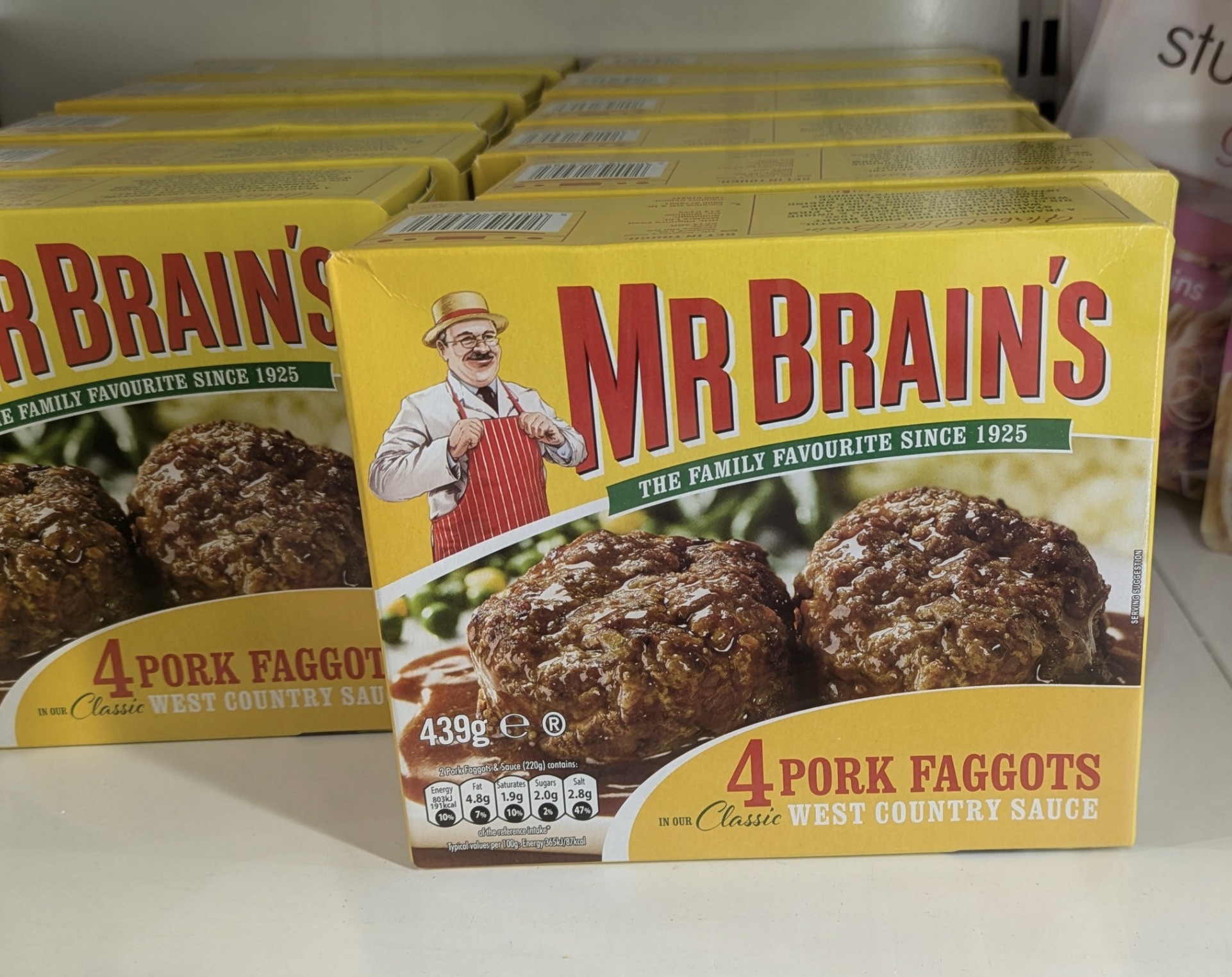 mr brains pork - Rbrain'S E Family Favourite Since 1925 Mr Brain'S The Family Favourite Since 1925 4 Pork Faggot Classic West Country Sau 439ge 1.99 2.09 4 Pork Faggots Classic West Country Sauce stu