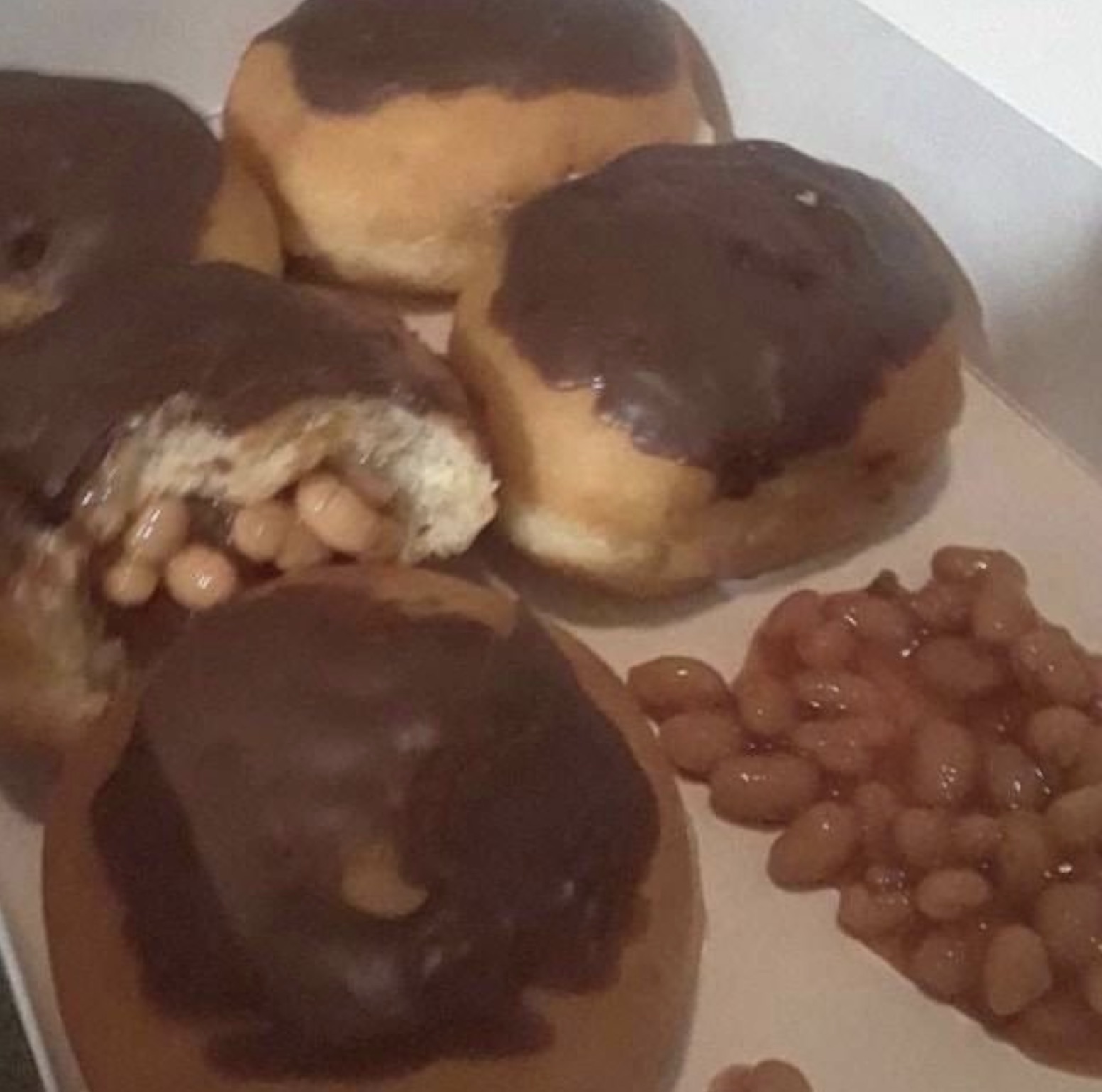 beans in donut