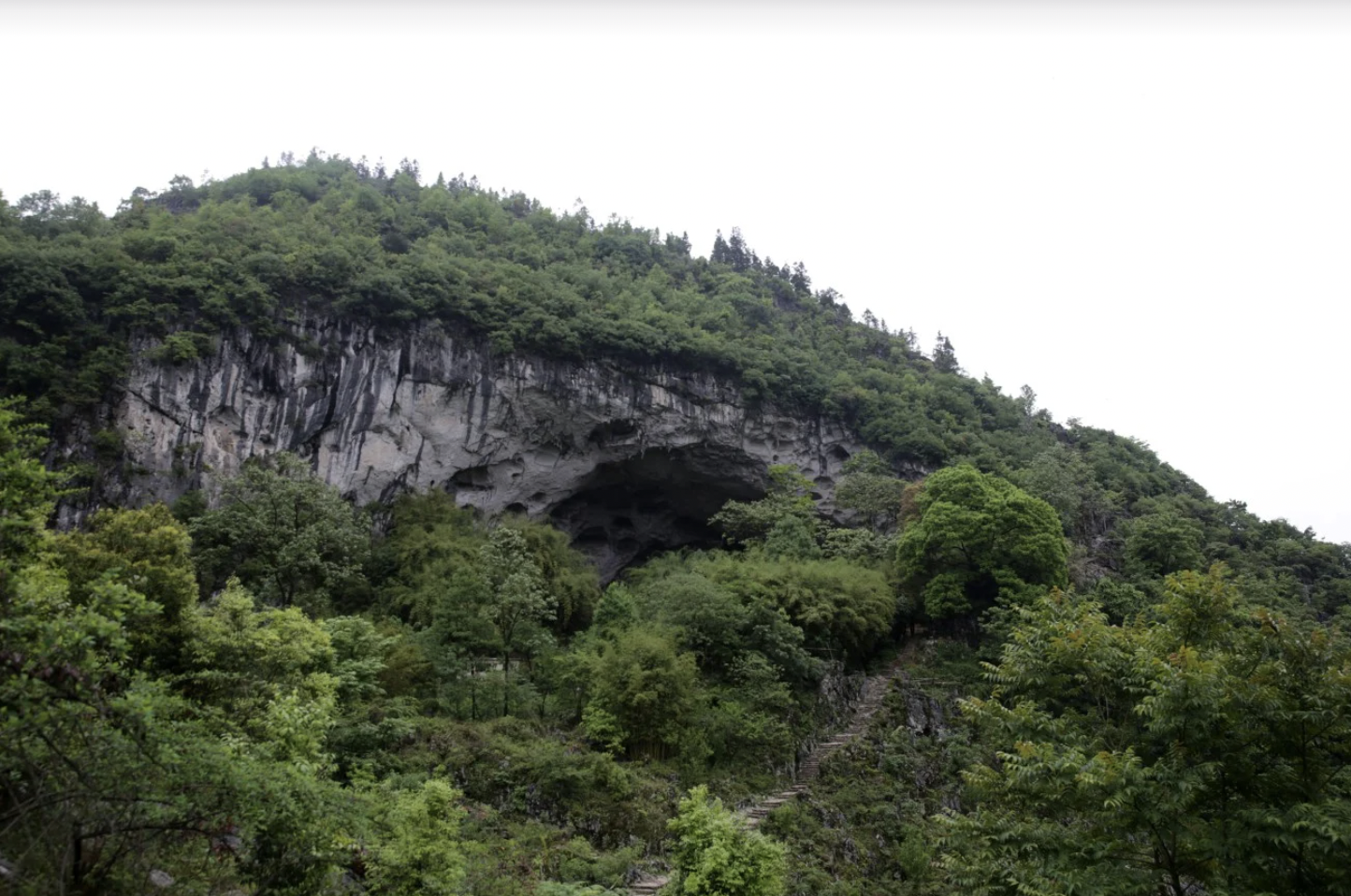 “Zhongdong is located inside a national park popular with hikers, but its inaccessibility means few people visit.”