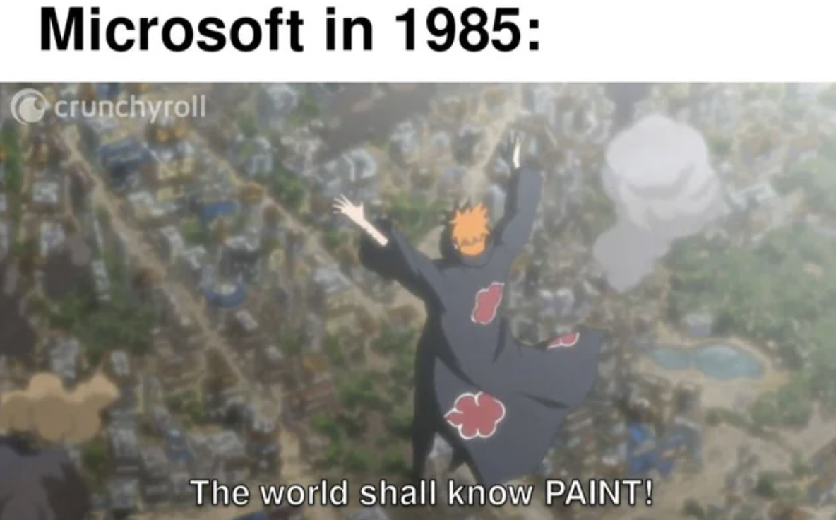 pain naruto shinra tensei - Microsoft in 1985 crunchyroll The world shall know Paint!