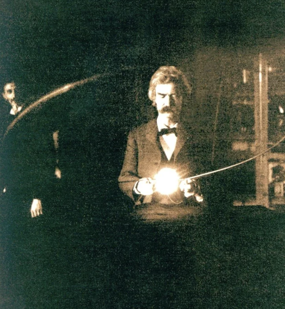 nikola tesla mark twain